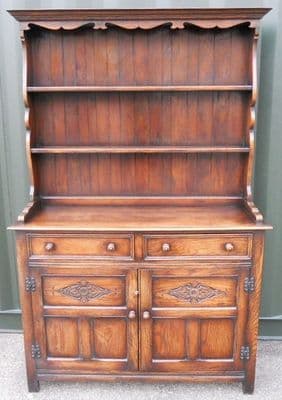 Quality Solid Oak Antique Style Welsh Dresser