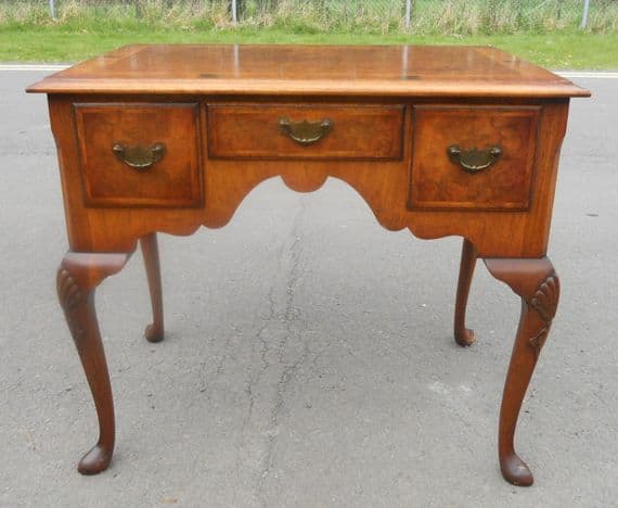 Queen Anne Style Walnut Side Table