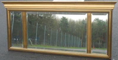 Regency Style Gilt Overmantel Mirror