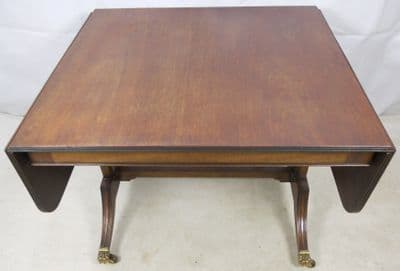Regency Style Large Mahogany Sofa Table