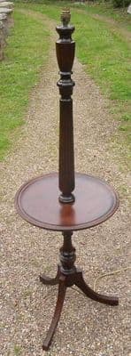 Regency Style Mahogany Standard Lamp