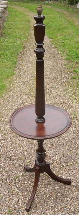 Regency Style Mahogany Standard Lamp