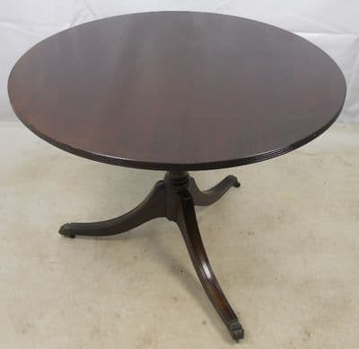 Regency Style Round Mahogany Centre Table - SOLD
