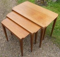 Retro 1960's Teak Nest of Three Coffee Tables