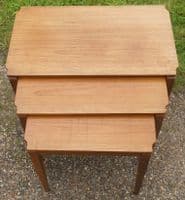 Retro 1960's Teak Nest of Three Coffee Tables