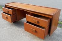 Retro Teak Long Low Kneehole Base -SOLD