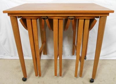 Retro Teak Nest of Coffee Tables