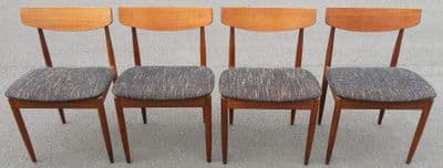 Set of Four Retro Teak G-Plan Dining Chairs - SOLD