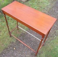 Slender Mahogany Console Table