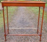 Slender Mahogany Console Table