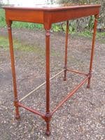 Slender Mahogany Console Table