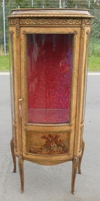 Small Decorated China Display Cabinet