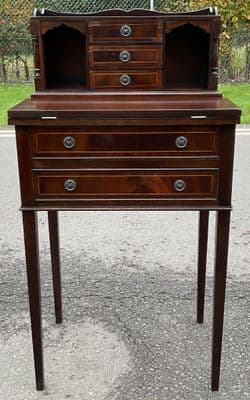 Small Ladies Mahogany Writing Desk
