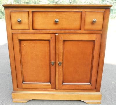 Small Walnut Cupboard Sideboard