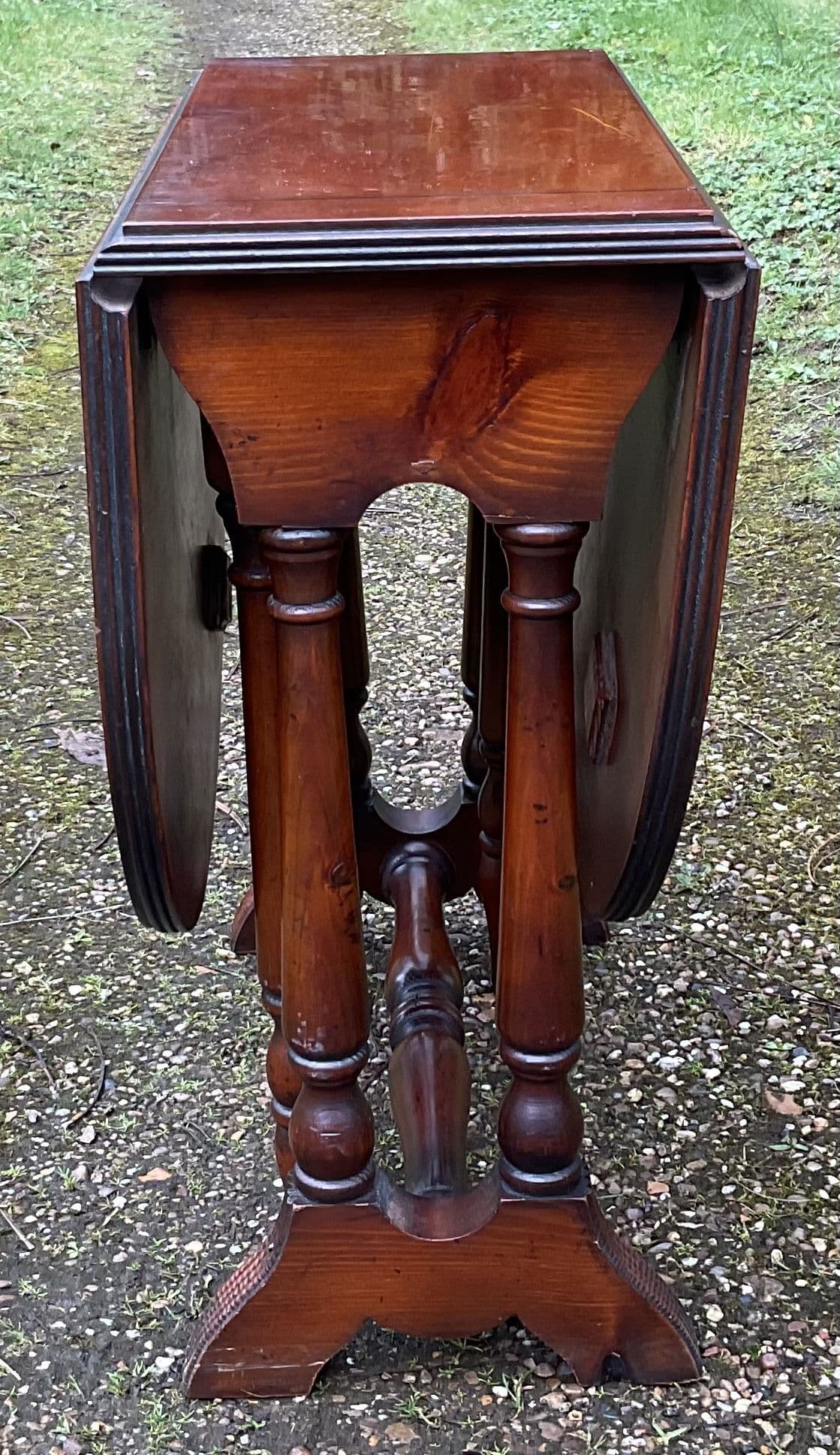 Small Yew Dropleaf Coffee Table