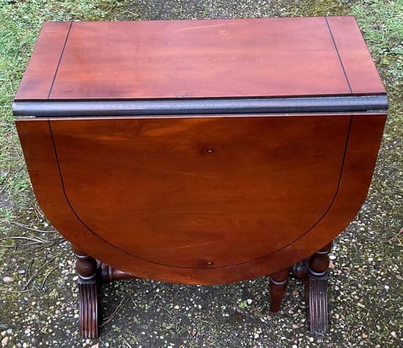 Small Yew Dropleaf Coffee Table