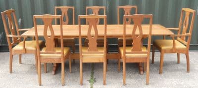 SOLD - Cotswold Made Oak Dining Room Suite