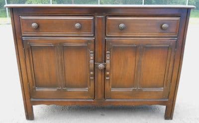 SOLD - Elm Sideboard Cupboard Base by Ercol