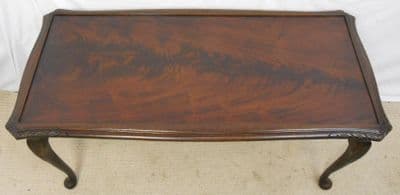 SOLD - Mahogany Long Coffee Table