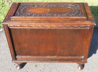 SOLD Oak Sewing  / Hobby Cabinet