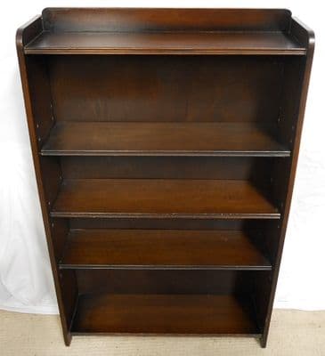 SOLD - Oak Standing Open Bookcase