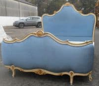 SOLD Ornate Painted Five Foot Double Bed