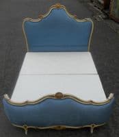 SOLD Ornate Painted Five Foot Double Bed