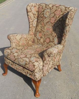 SOLD - Parker Knoll Wingback Fireside Armchair