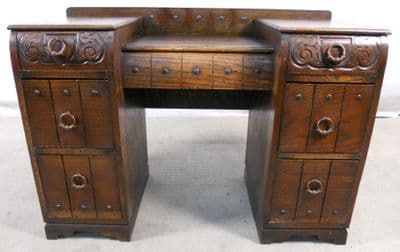 Solid Oak Kneehole Dressing Chest