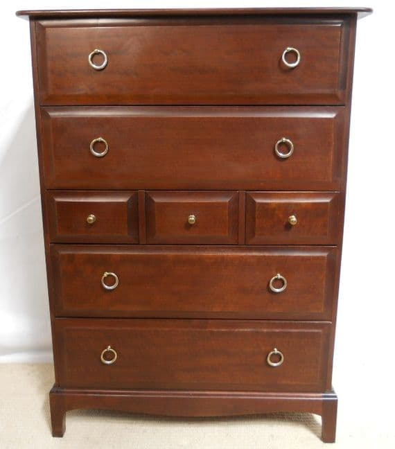 Tall Mahogany Chest of Drawers by Stag - SOLD