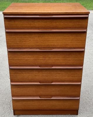 Tall Retro Chest of Drawers by Avalon
