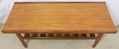 Teak Long Retro Coffee Table