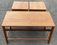 Teak Nest of Three Coffee Tables