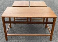 Teak Nest of Three Coffee Tables