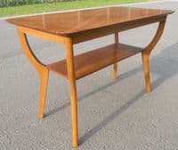 Teak Retro Two Tier Coffee Table