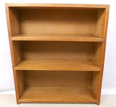 Teak Wood, Standing Open Bookcase Cabinet
