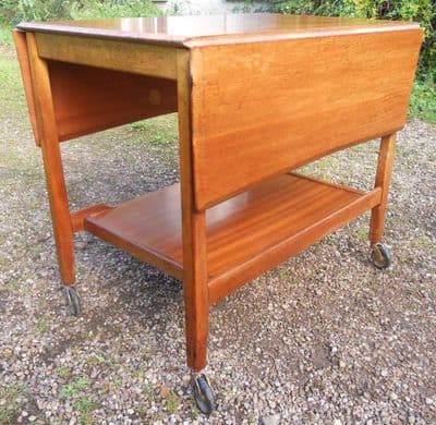 Two Tier Dropleaf Tea Trolley