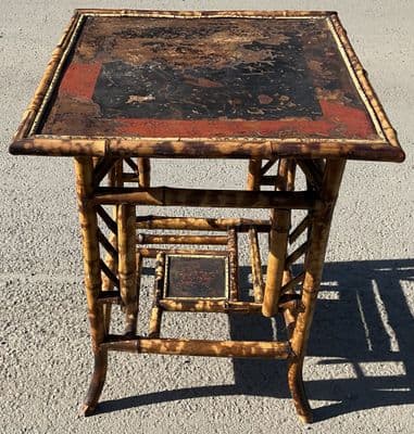 Victorian Bamboo Centre Table