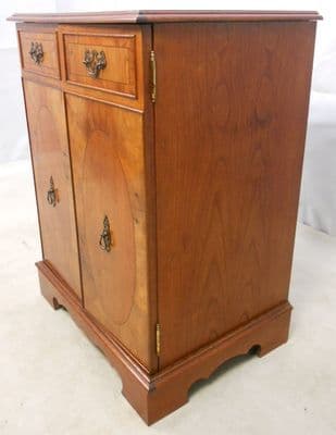 Yew Cabinet with Lift up Lid - SOLD