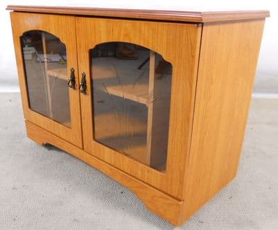Yew Entertainment Cabinet Cupboard Storage Unit