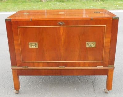 Yew Military Style Storage Cupboard