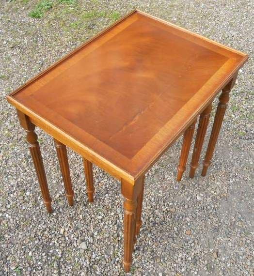 Yew Nest of Three Coffee Tables