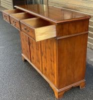 Yew Three Door Sideboard