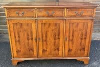 Yew Three Door Sideboard