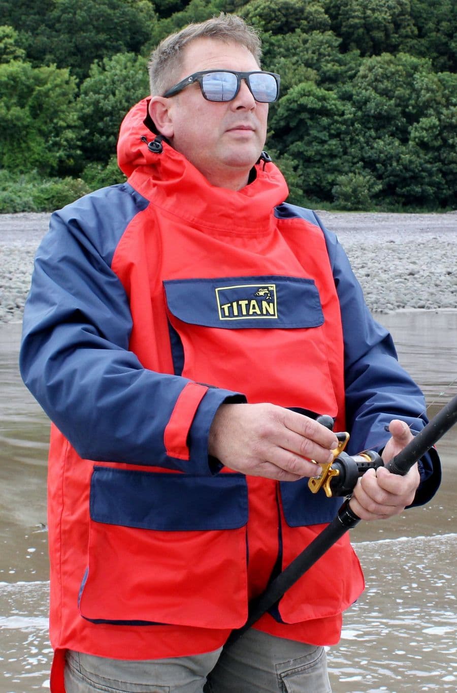 2019-2022 TITAN® EXEAT 25 Waterproof Breathable Fishing Smock Size Medium