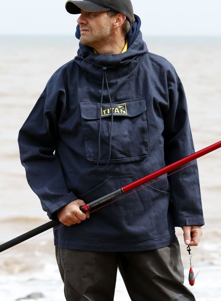 BRAND NEW TITAN ™ Original Cotton Fishing Hoodie Smock Club & Team Offer 20% OFF