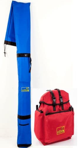 BUNDLE 1 - BRAND NEW TITAN MATCHMAN ™ Original Rucksack & XL Rod Carrier