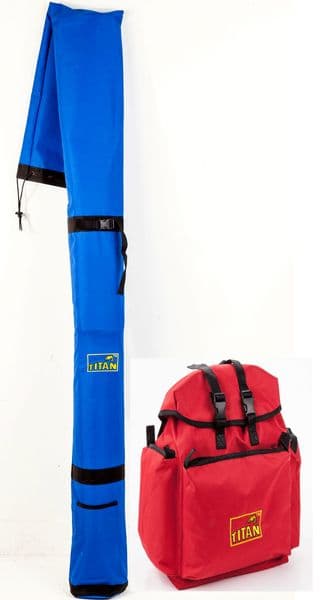 BUNDLE 1 - BRAND NEW TITAN MATCHMAN ™ Original Rucksack & XL Rod Carrier