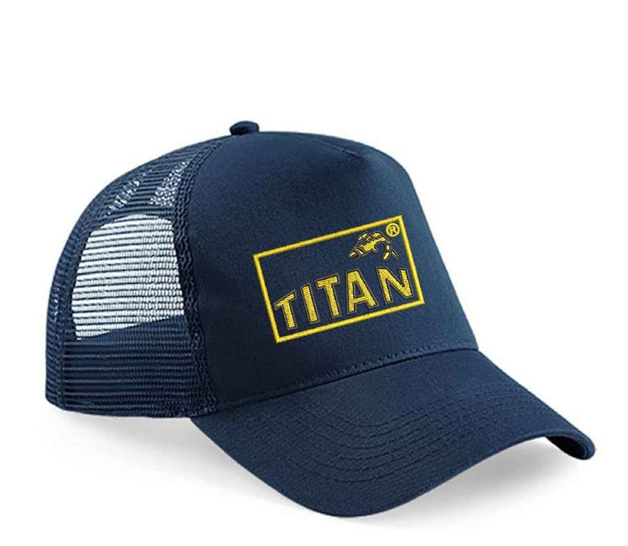 NEW 2023 TITAN® Navy Trucker Cap