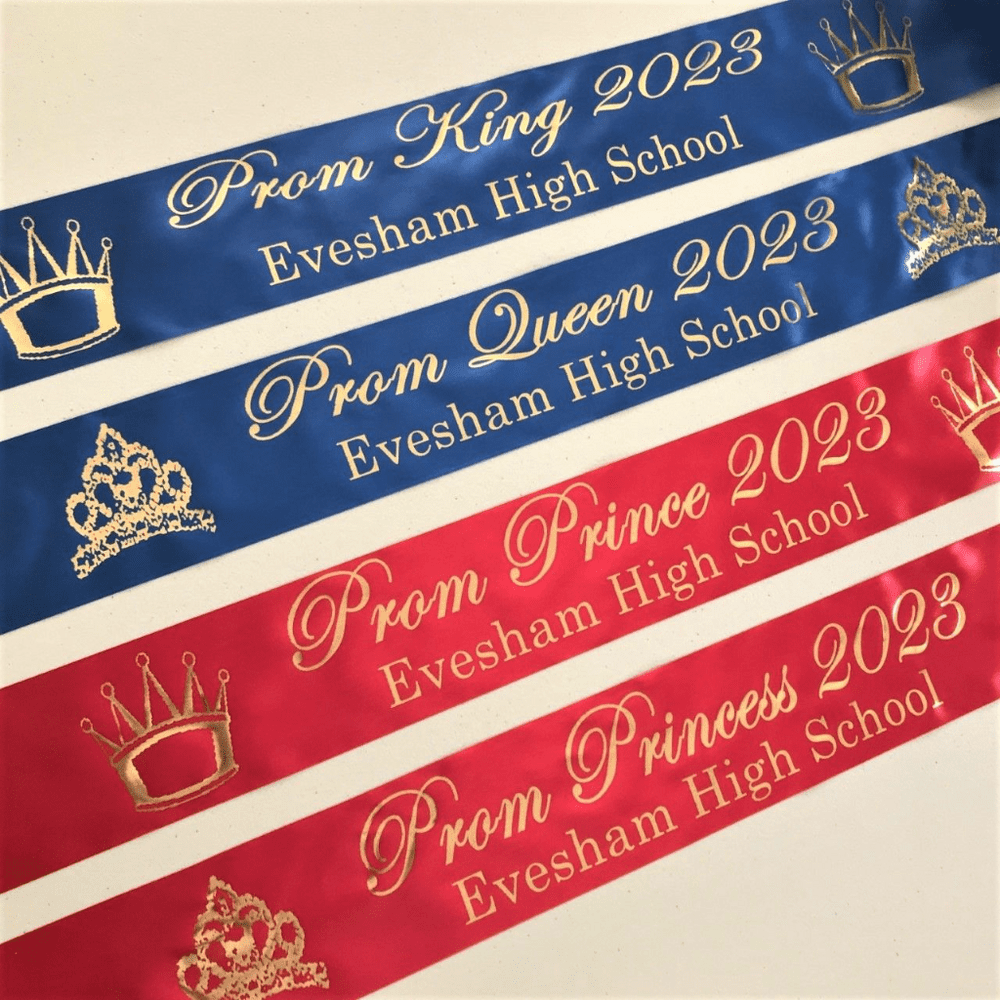 Personalised Prom Sash